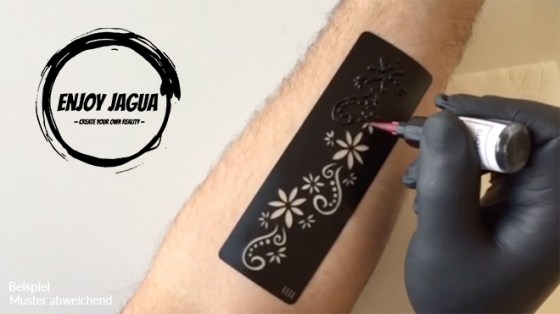 Jagua Gel Tattoo Schablone 09 - Online kaufen